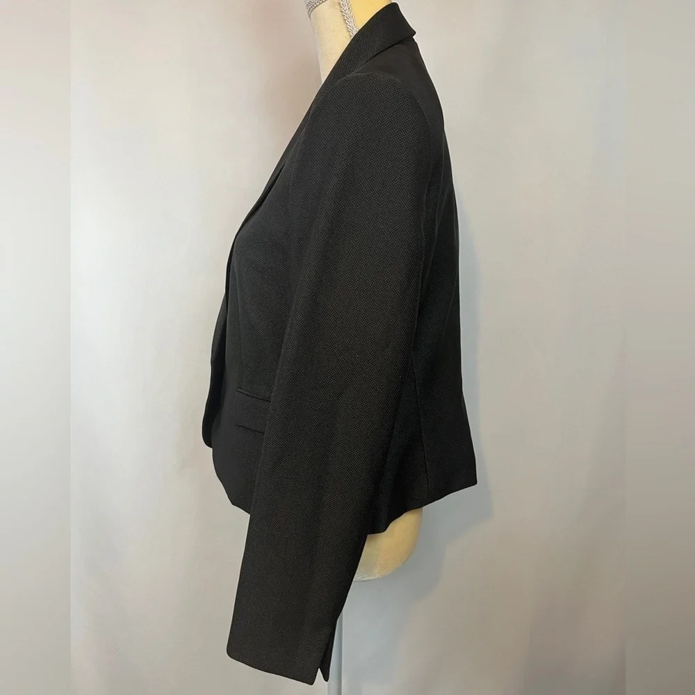 Evan-Picone Brownish Black Blazer Size 8